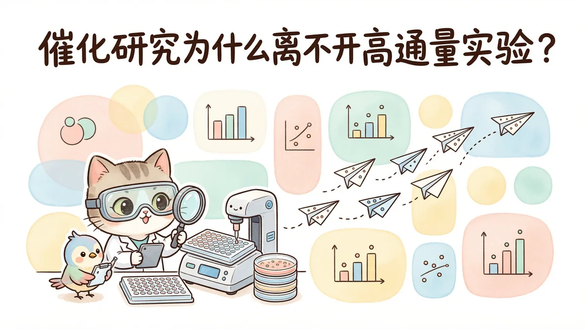 高通量实验把催化剂发现的搜索空间从几十个扩展到上千个